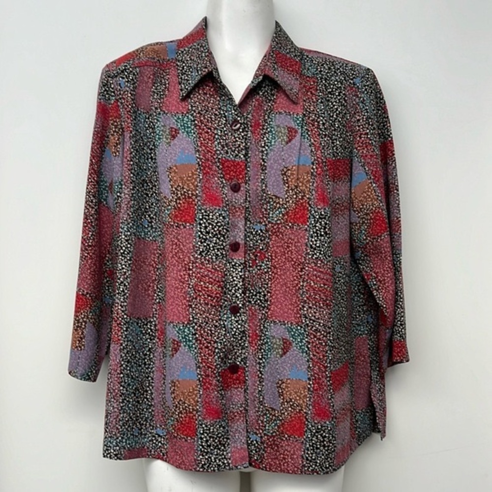 Colorful Button Down Shirt - Picture 2 of 11